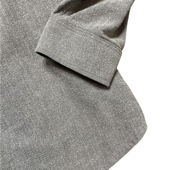 Prana Lybek Flannel Organic Cotton Light Gray Casual Shirt XX Large - Picture 9 of 10